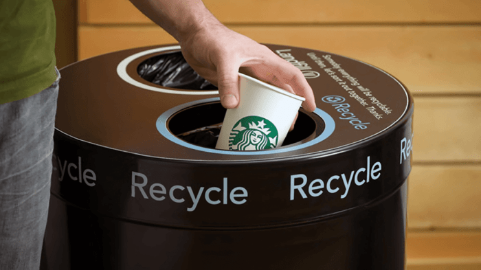 Starbucks eco friendly