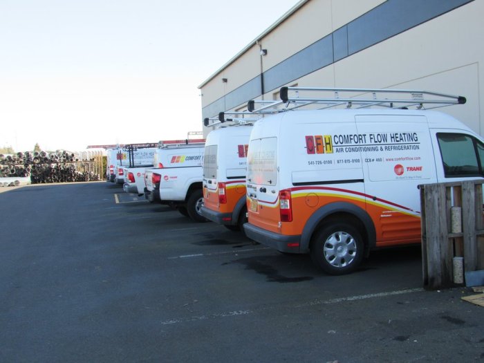 Comfort flow heating and air conditioning