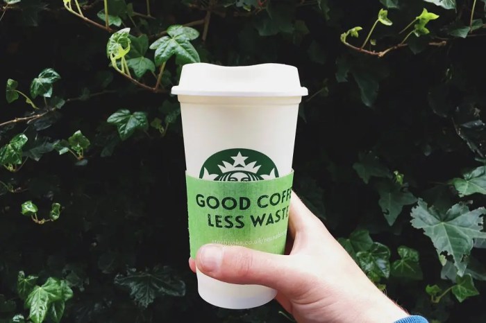 Eco friendly starbucks